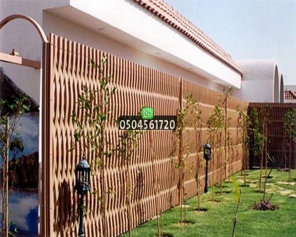 تركيب السواتر الخشبية