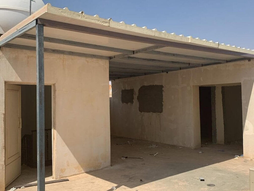 خطوات تركيب الساندوتش بانل
