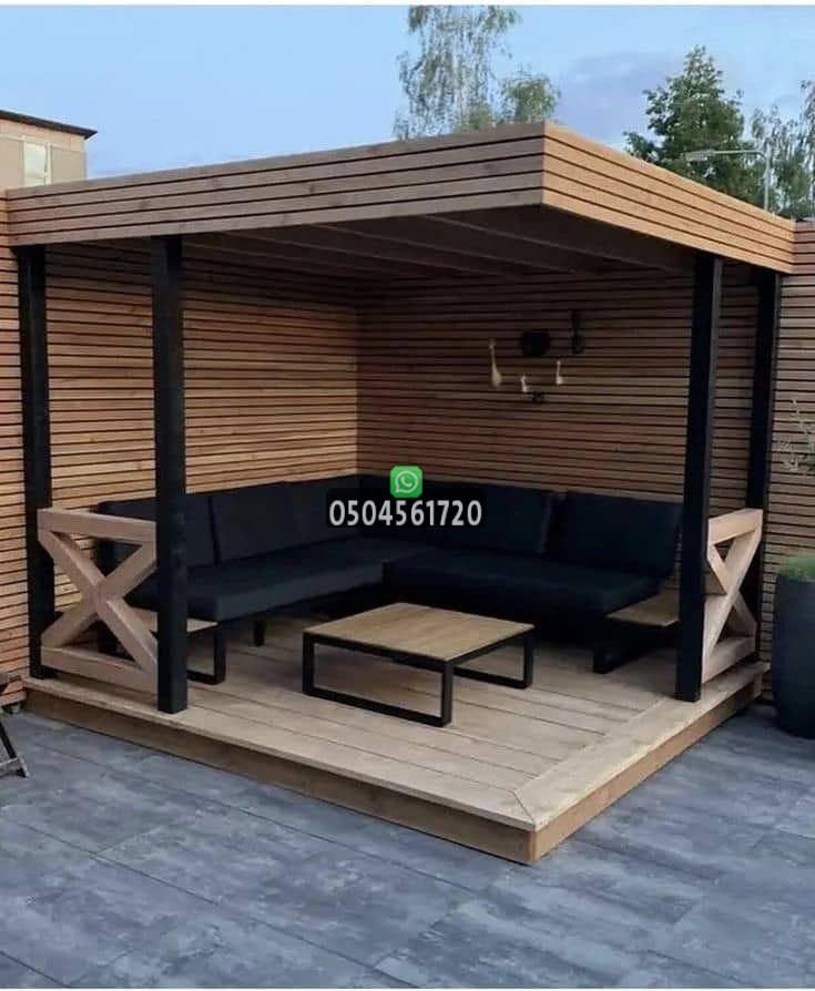 صيانة برجولات الخشب