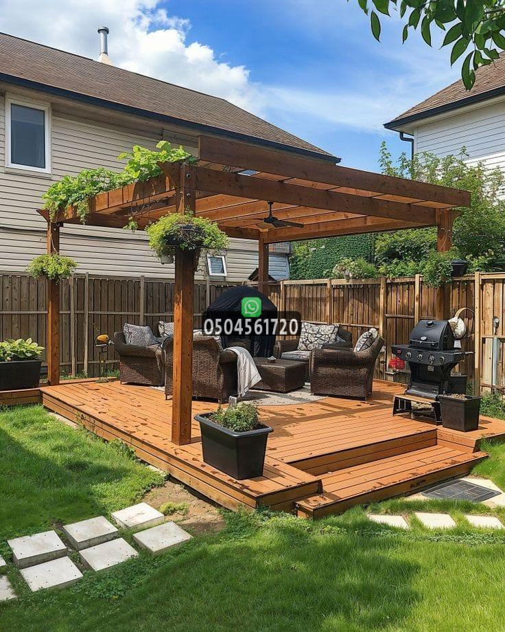 برجولات حدائق في جدة: من التصميم إلى التركيب مع خبراء الديكور الخارجي