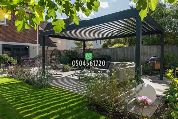 برجولات خشب وحديد في جدة